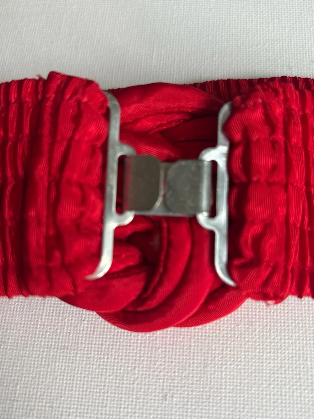 80’s style Red Knot Stretch Belt